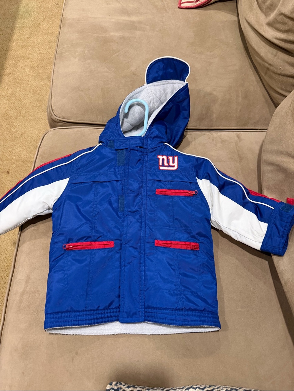 Official NFL Team Baby Giants Jacket 18mos